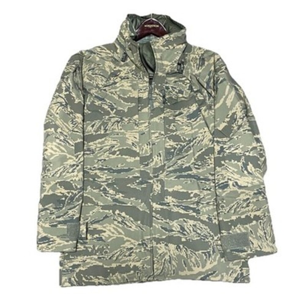 USAF APECS ABU Tiger Stripe Parka Small Short Gore-Tex Waterproof Gorpcore New